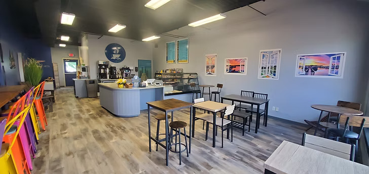 Coffee shop interior