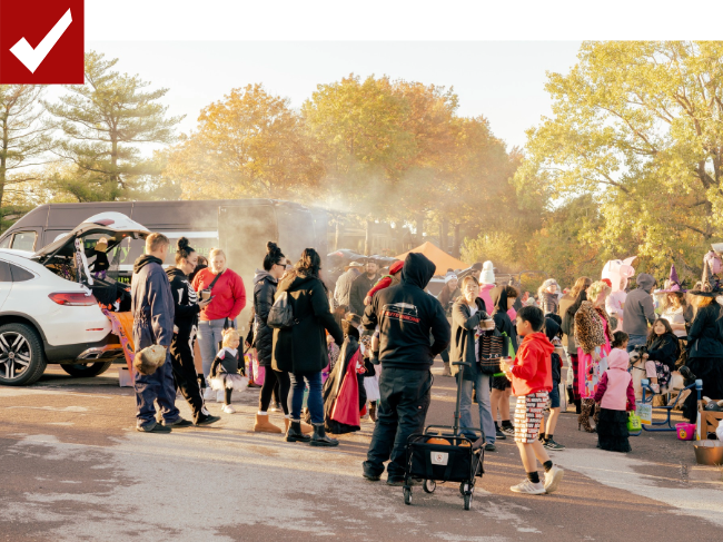 people dressed in halloween costumes